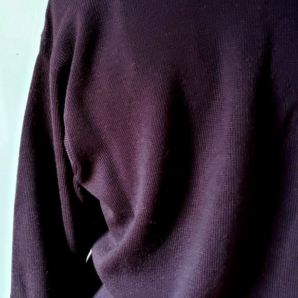 Navy Blue Burberry Sweater/Size 44 - Picture 5 of 16